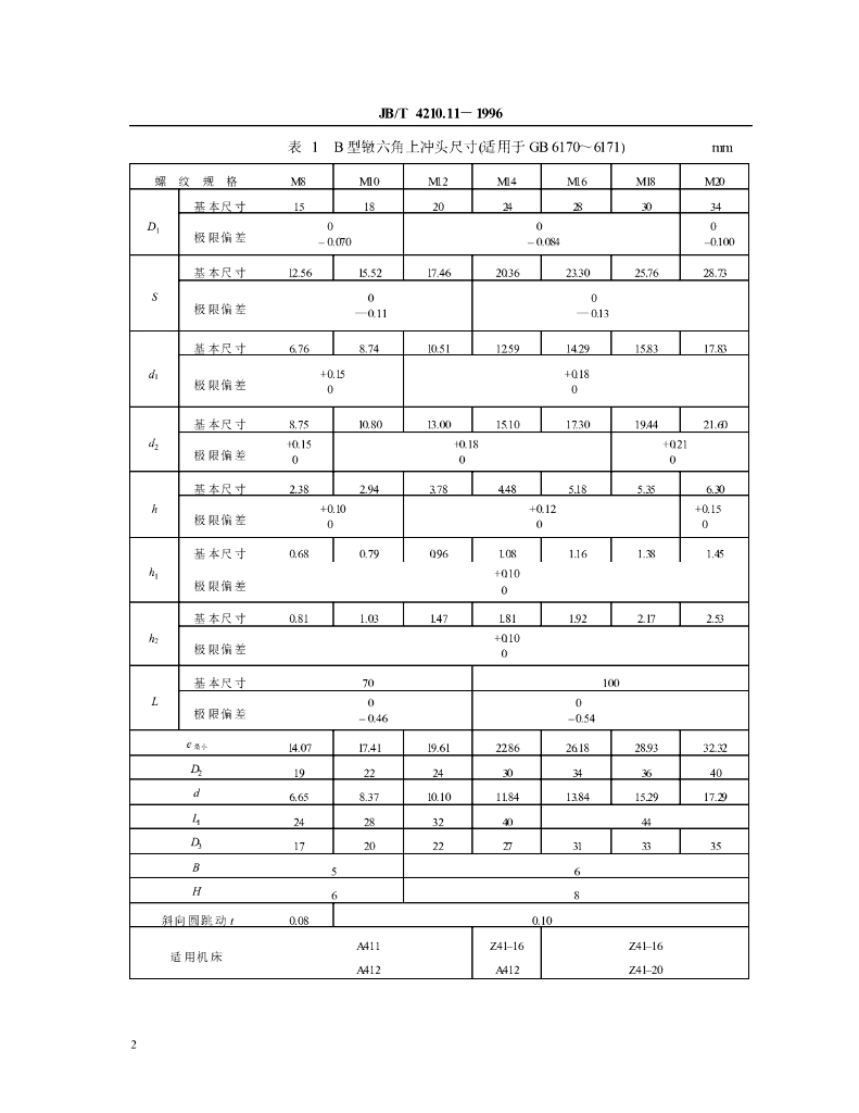 JB/T 4210.11-1996 标准预览