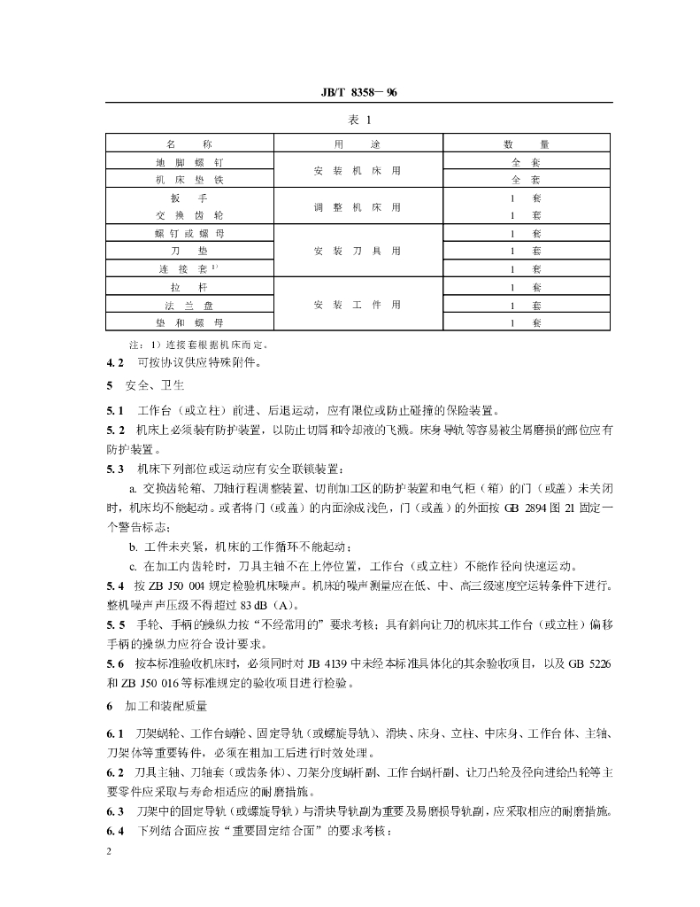 JB/T 8358-1996 标准预览