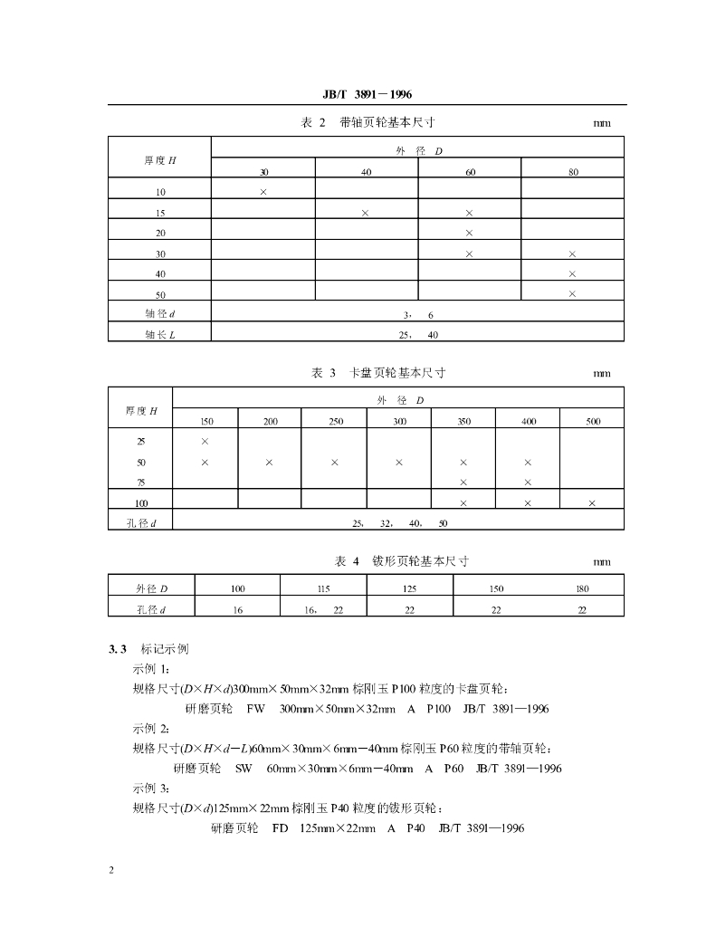 JB/T 3891-1996 标准预览