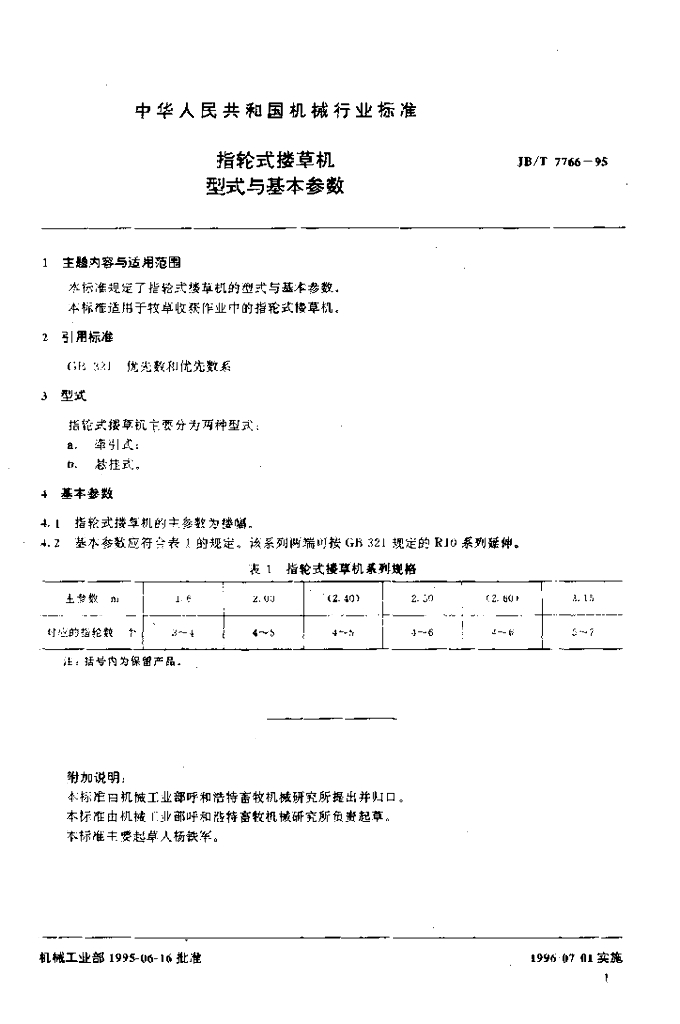 JB/T 7766-1995 标准预览