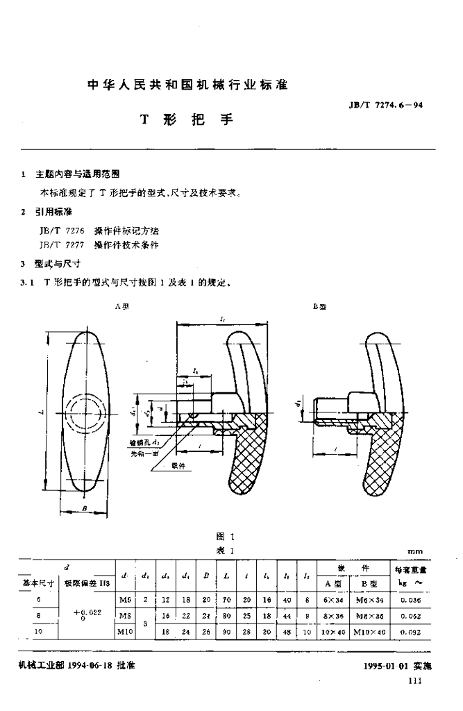 JB/T 7274.6-1994 标准预览