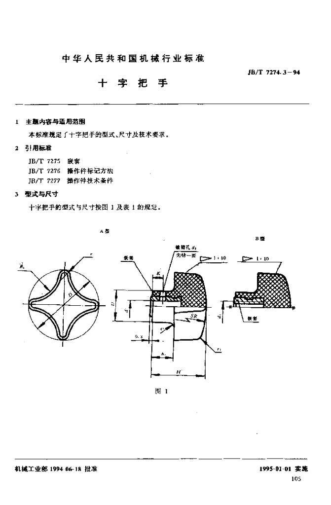 JB/T 7274.3-1994 标准预览