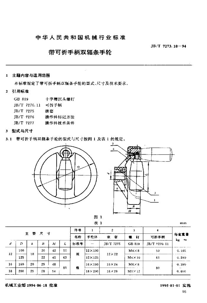 JB/T 7273.10-1994 标准预览