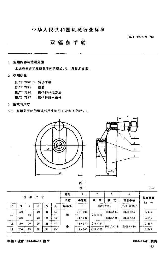 JB/T 7273.9-1994 标准预览