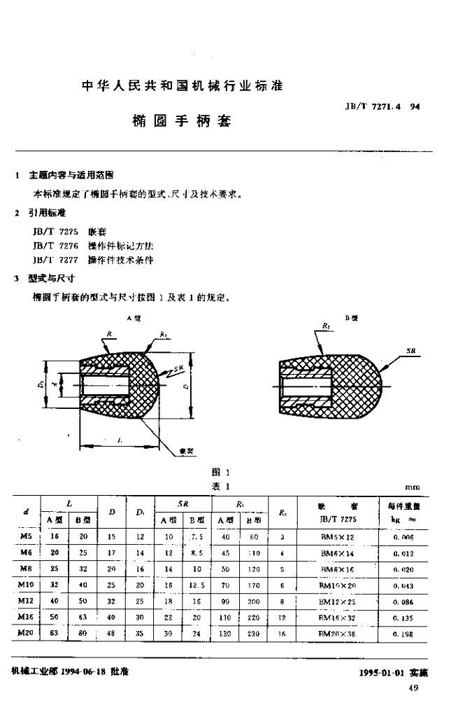 JB/T 7271.4-1994 标准预览