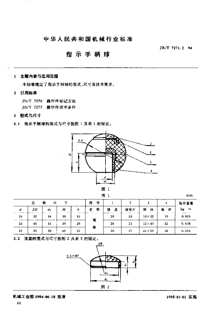JB/T 7271.2-1994 标准预览