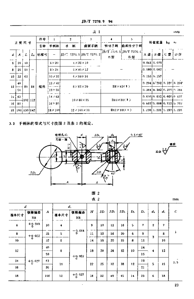 JB/T 7270.9-1994 标准预览