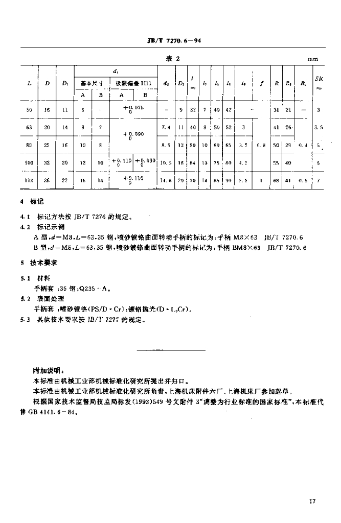 JB/T 7270.6-1994 标准预览