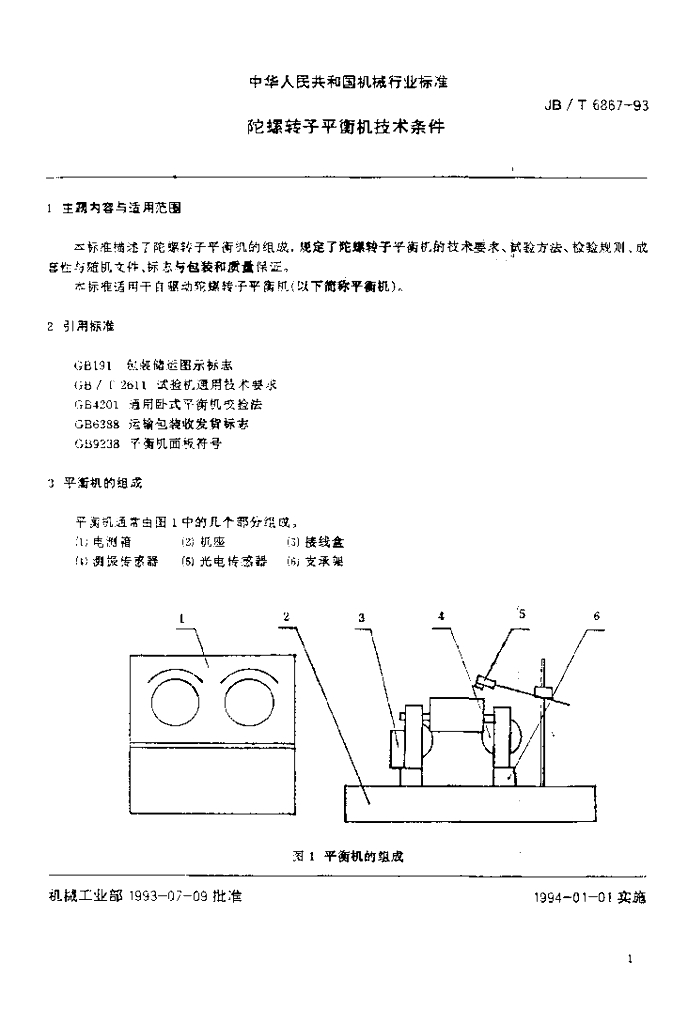JB/T 6867-1993 标准预览