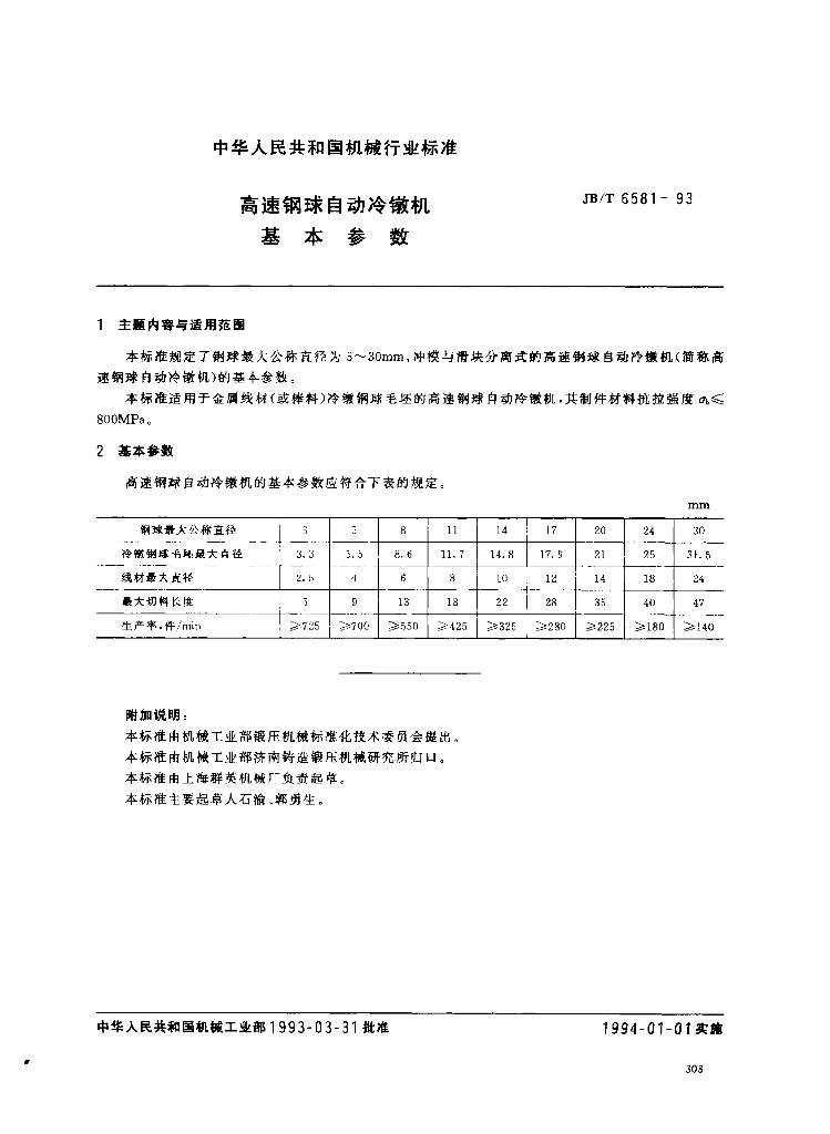 JB/T 6581-1993 标准预览