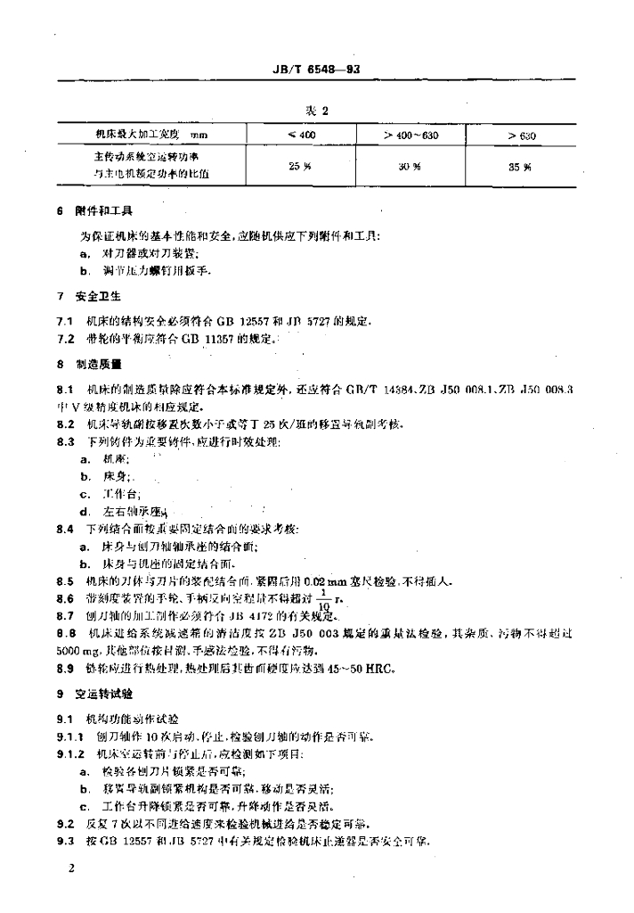 JB/T 6548-1993 标准预览