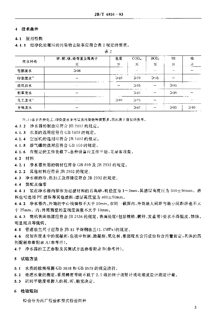 JB/T 6931-1993 标准预览