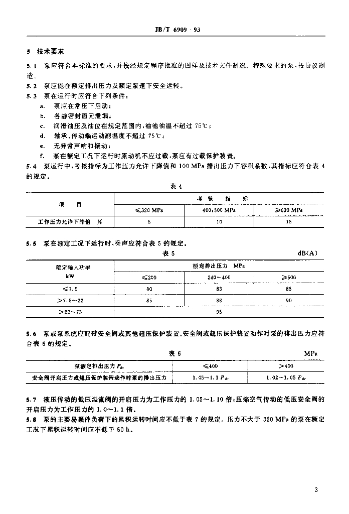 JB/T 6909-1993 标准预览