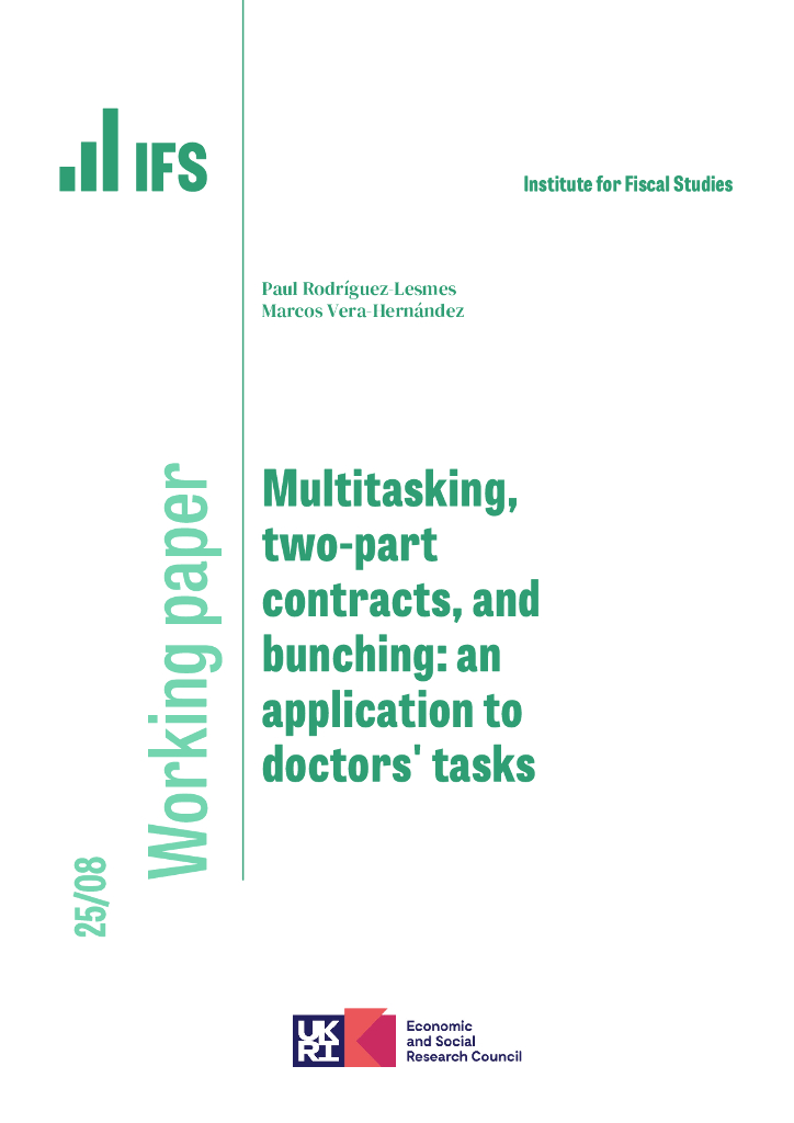 英国财政研究所（IFS）：多任务,两部分合同和集中医生任务的应用（英文版）