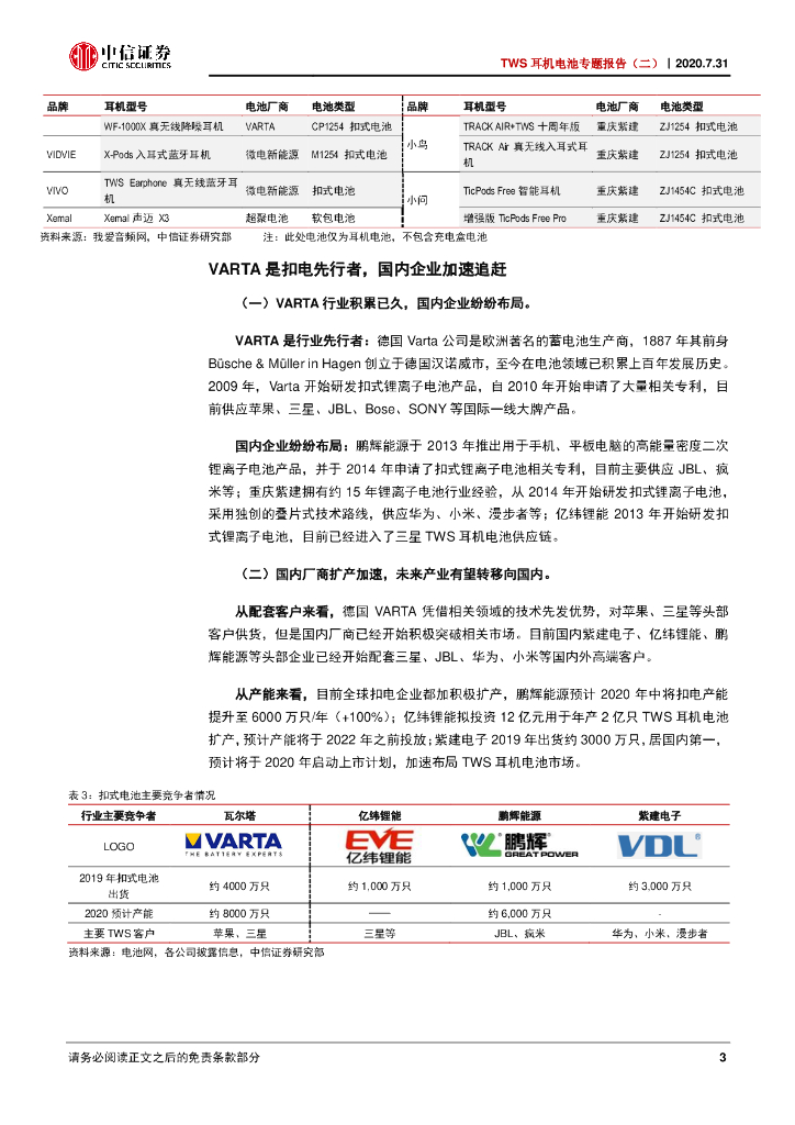 中信证券：新能源汽车行业TWS耳机电池专题报告：从技术和专利视角看TWS耳机电池行业_第7页