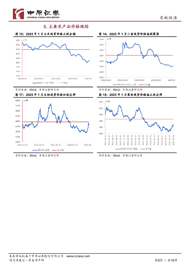 中原证券：农林牧渔行业月报：宠物饲料产量逆势增长，“一号文件”首提“农业新质生产力”_第9页