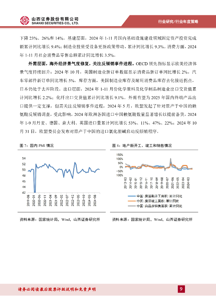 山西证券：新材料2025年年度策略：关注供需格局改善板块，重视“泛科技”新质生产力_第9页