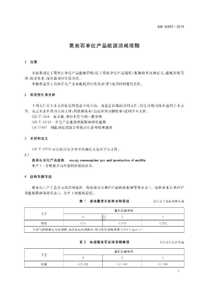 GB 36891-2018 标准预览