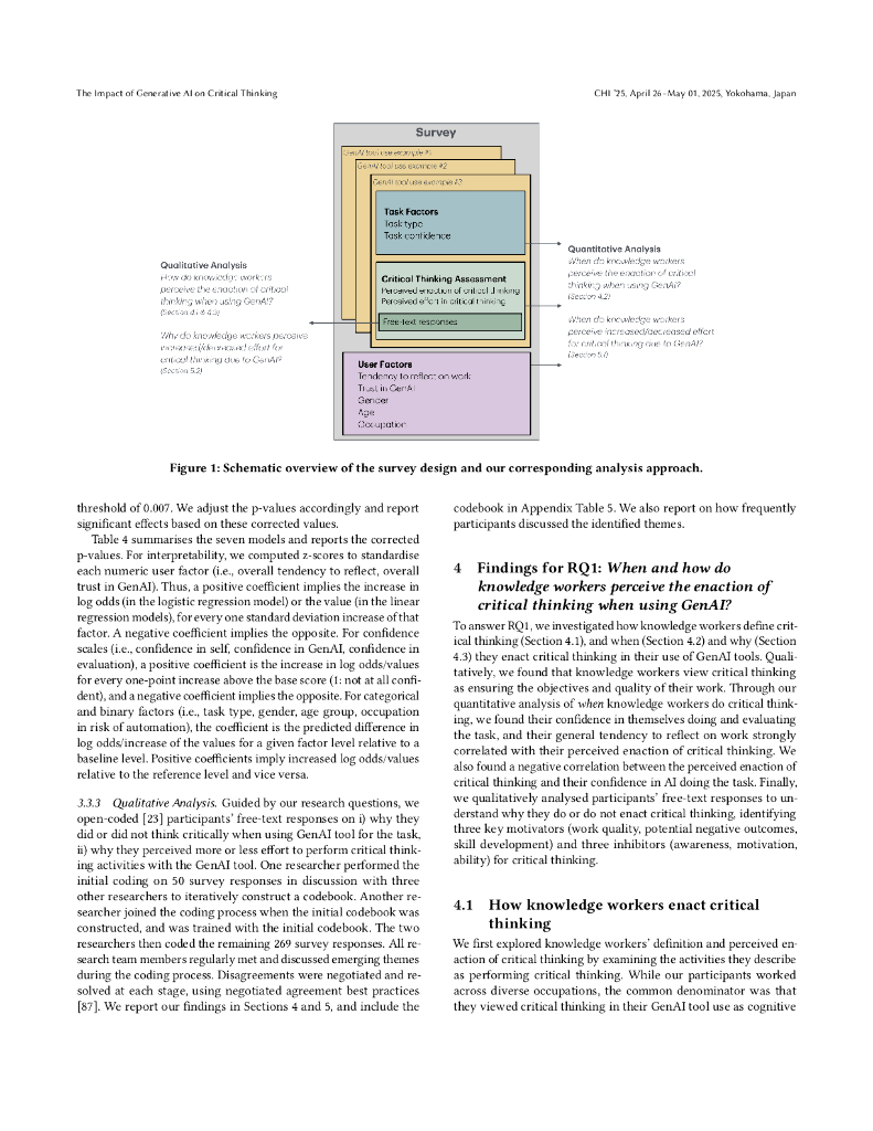 微软&卡内基梅隆大学：生成式人工智能对批判性思维的影响调查（英文版）_第7页
