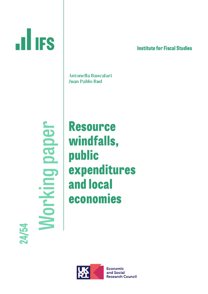 英国财政研究所（IFS）：资源意外收入、公共支出和地方经济（英文版）