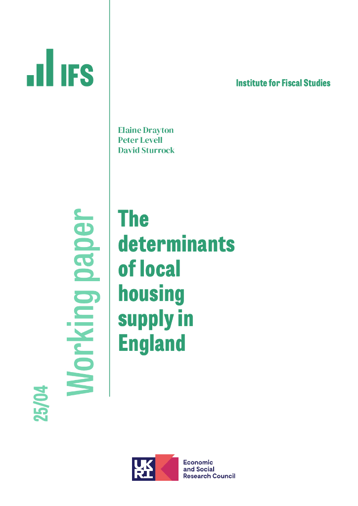 英国财政研究所（IFS）：英国当地住房供应的决定因素（英文版）