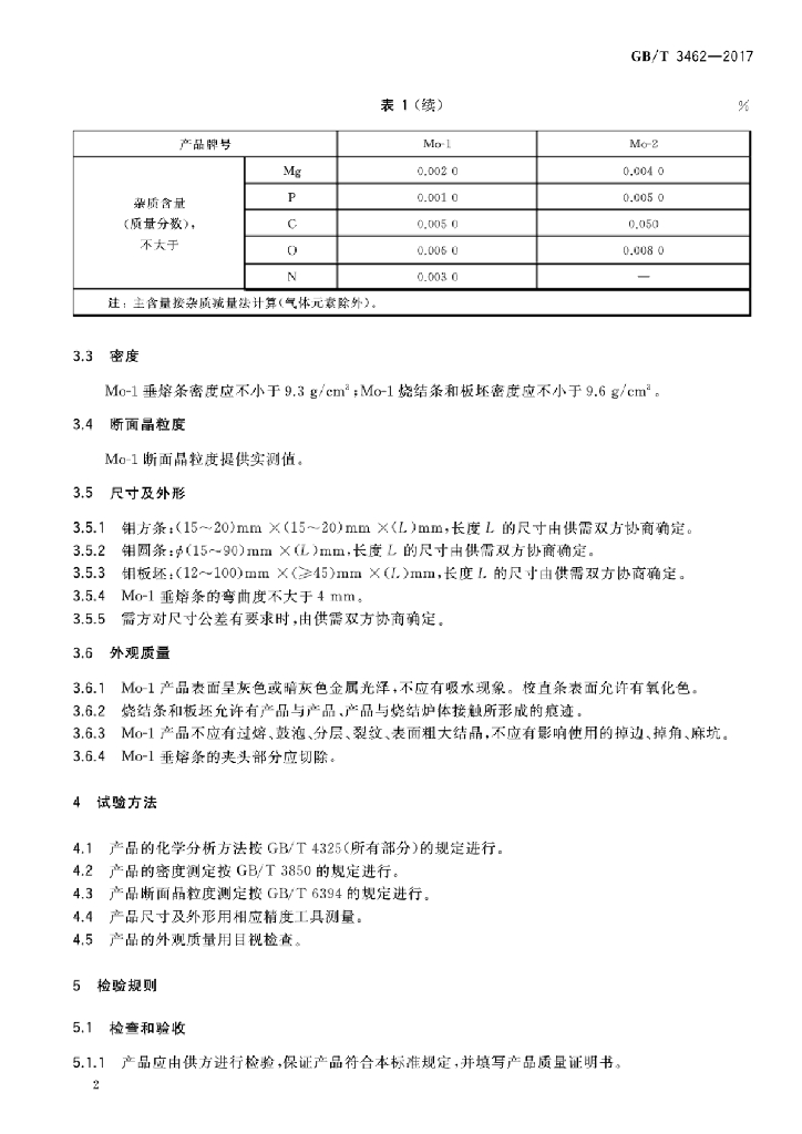 GB/T 3462-2017 标准预览