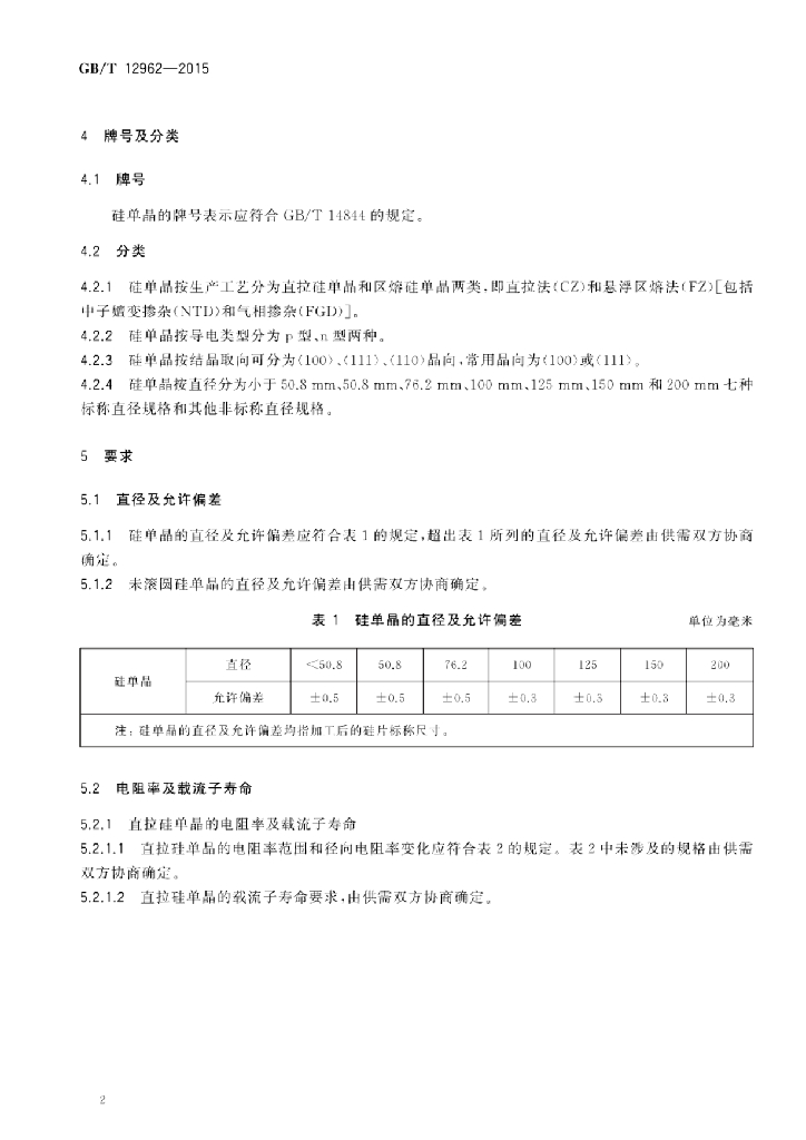 GB/T 12962-2015 标准预览