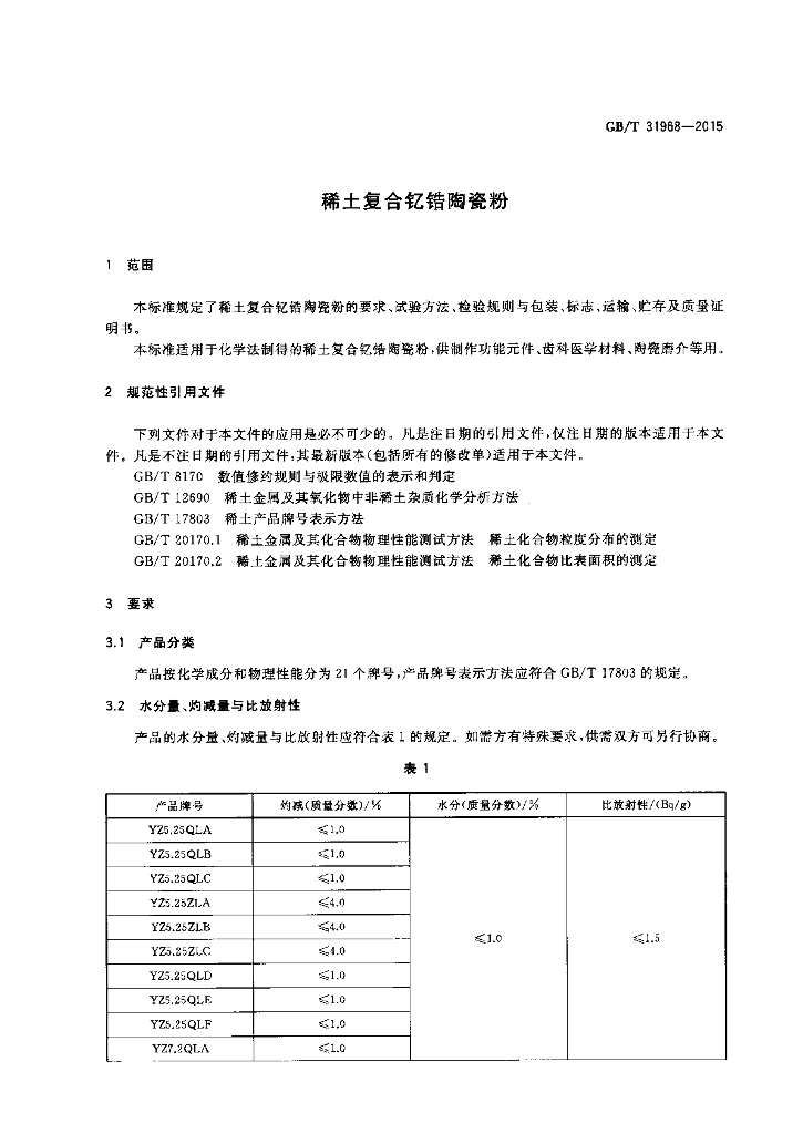 GB/T 31968-2015 标准预览
