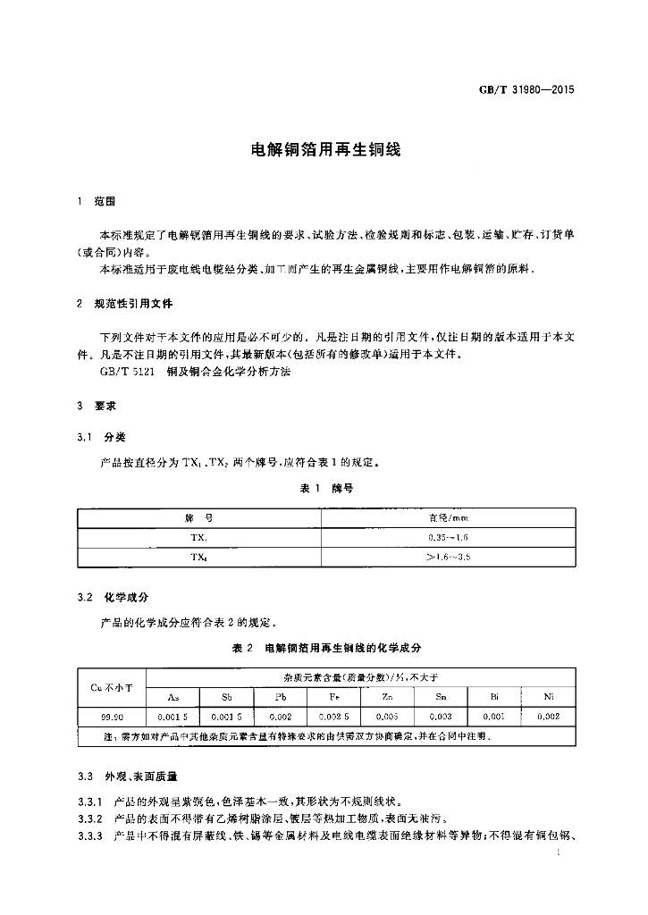 GB/T 31980-2015 标准预览