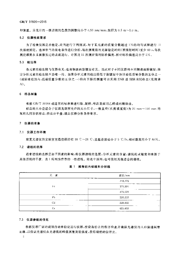 GB/T 31926-2015 标准预览
