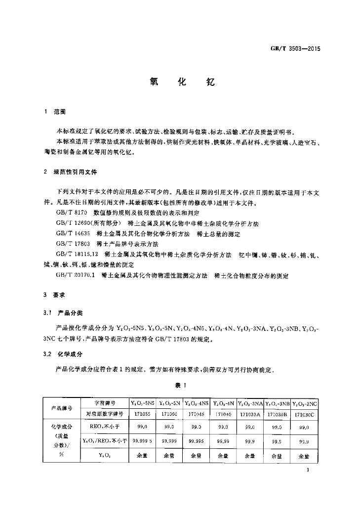 GB/T 3503-2015 标准预览