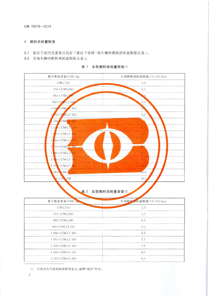 GB 19578-2014 标准预览