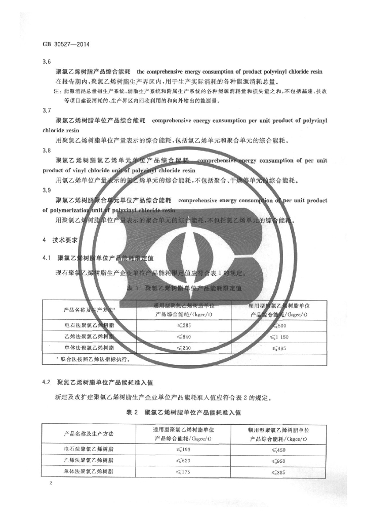 GB 30527-2014 标准预览