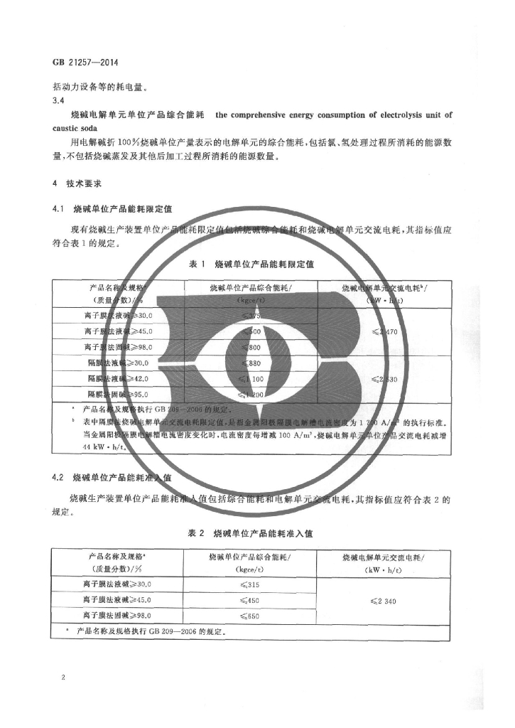 GB 21257-2014 标准预览