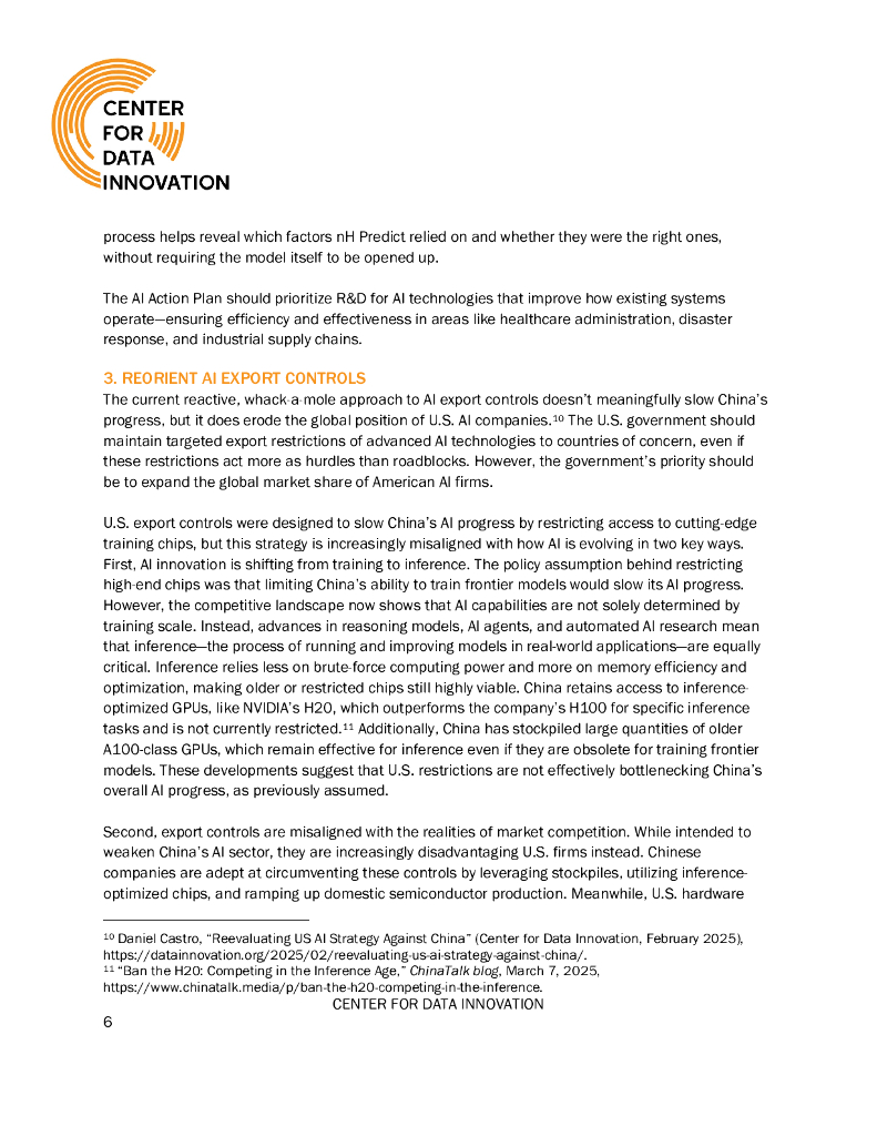 ITIF：2025年对人工智能行动计划的建议报告（英文版）_第6页