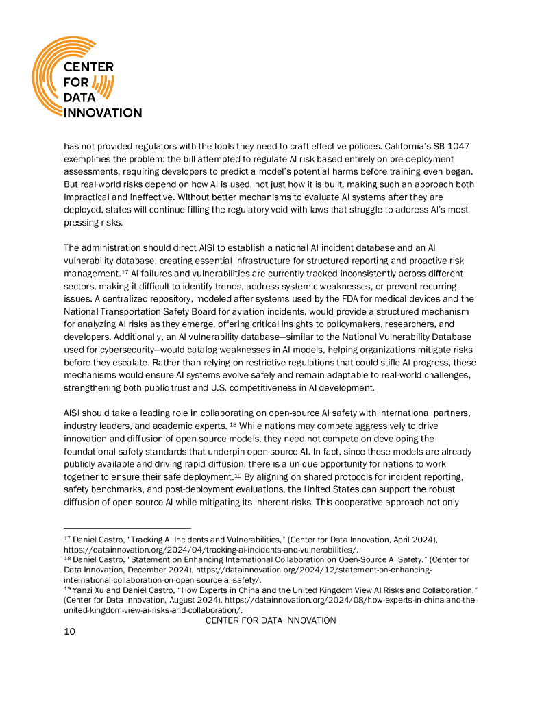 ITIF：2025年对人工智能行动计划的建议报告（英文版）_第10页