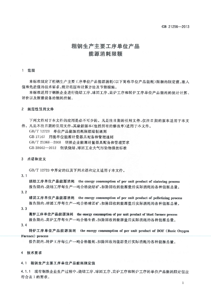 GB 21256-2013 标准预览