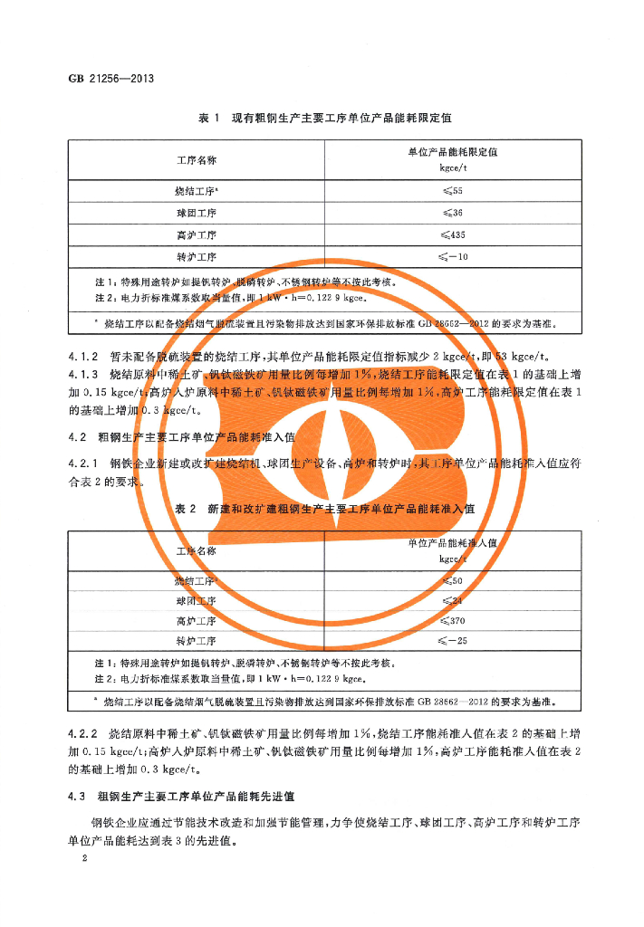 GB 21256-2013 标准预览