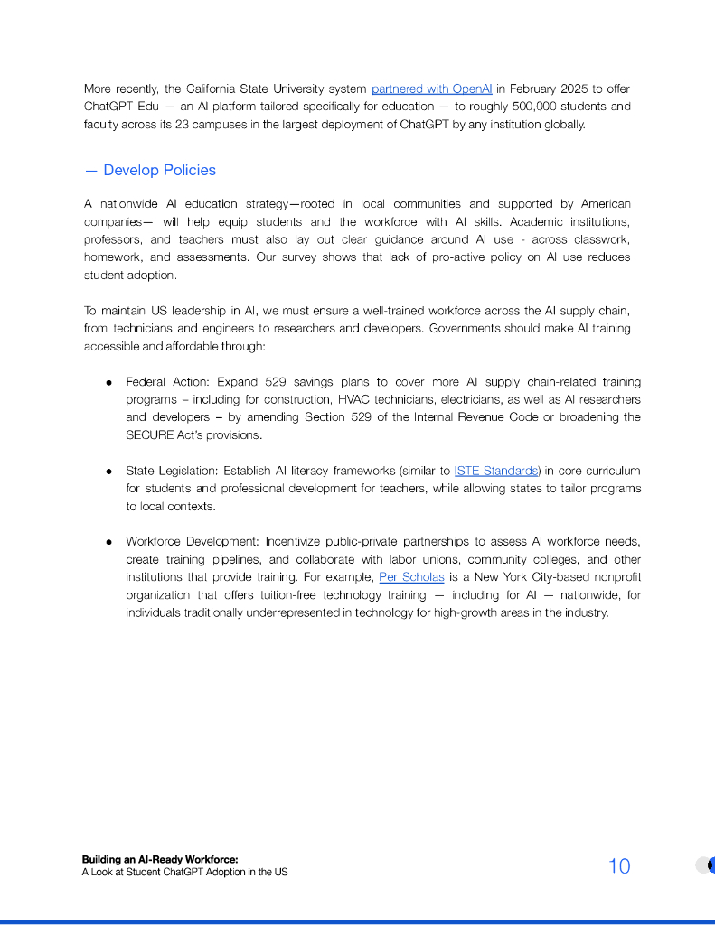 OpenAI：2025构建AI就绪型劳动力队伍-美国大学生ChatGPT使用情况调研报告（英文版）_第9页