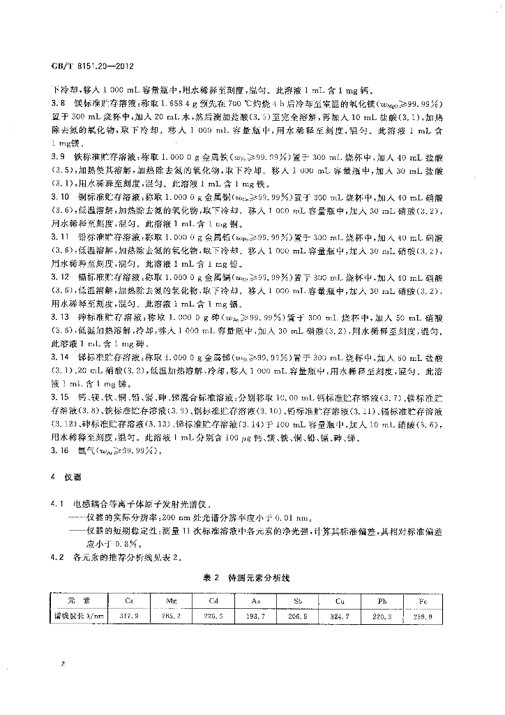 GB/T 8151.20-2012 标准预览