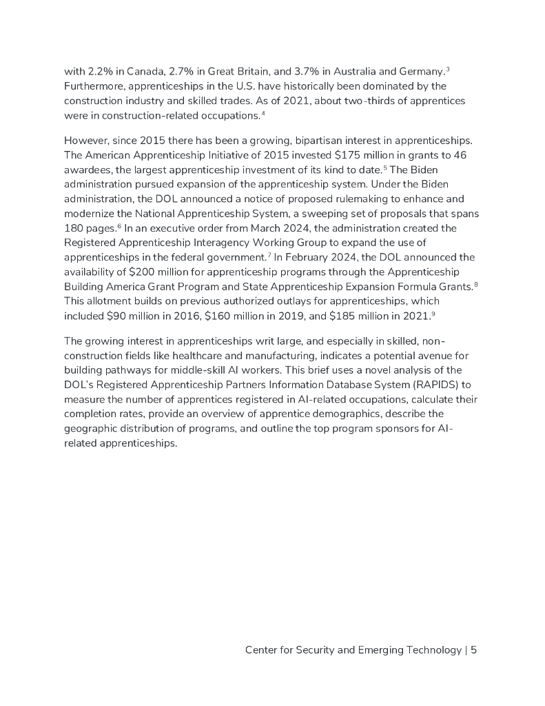 CSET：2025年美国人工智能相关学徒制状况研究报告（英文版）_第6页