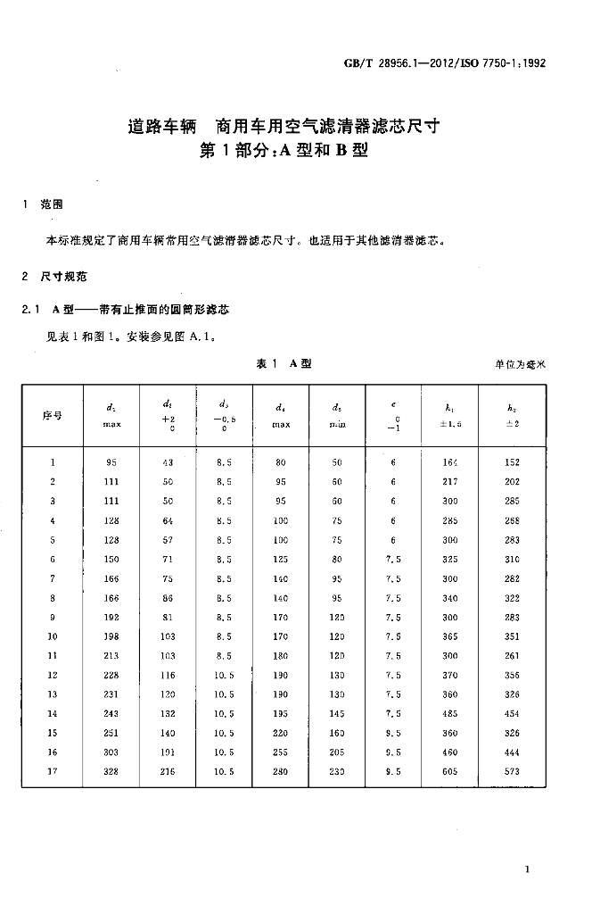 GB/T 28956.1-2012 标准预览