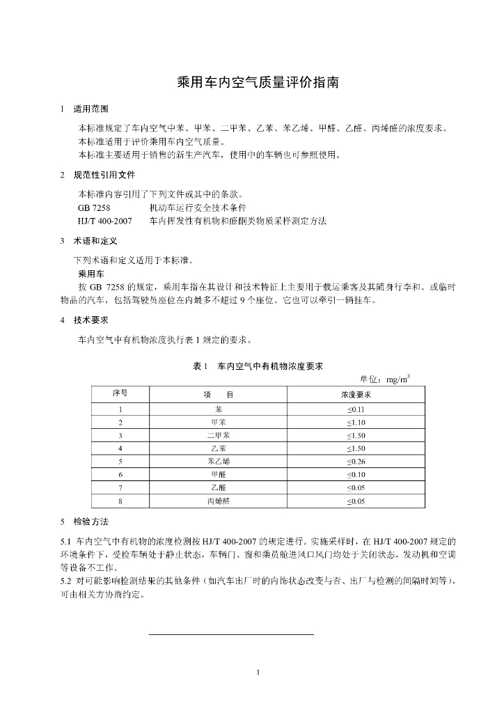 GB/T 27630-2011 标准预览