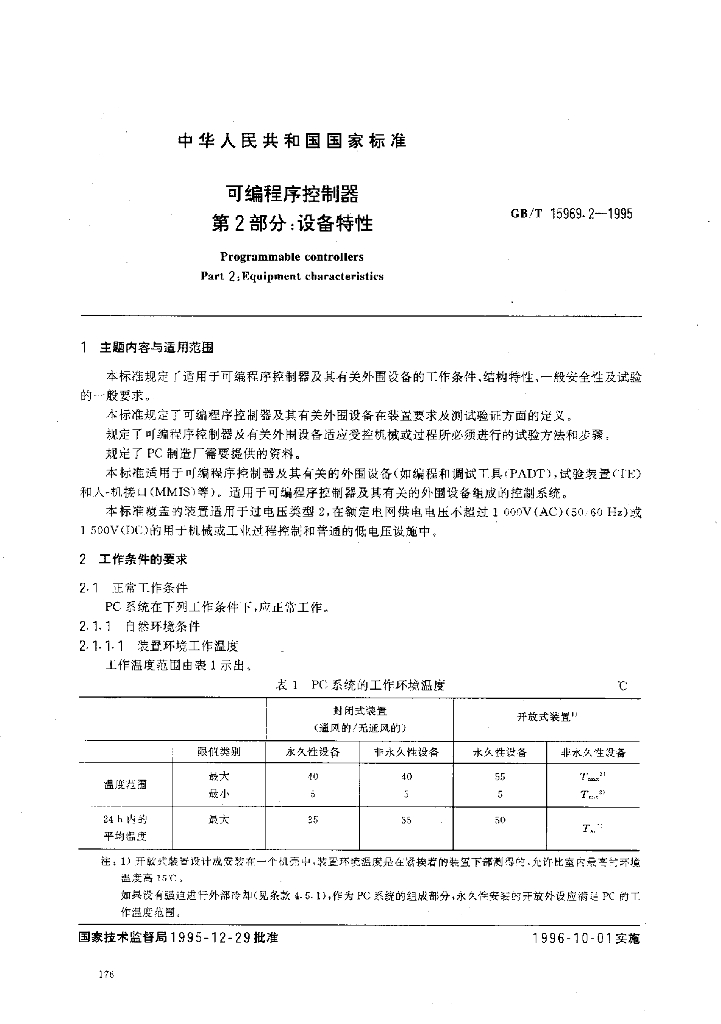 GB/T 15969.2-1995 标准预览