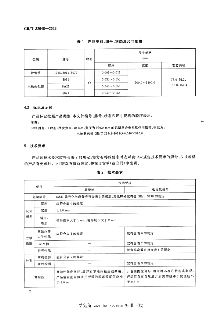 GB/T 22648-2023 标准预览