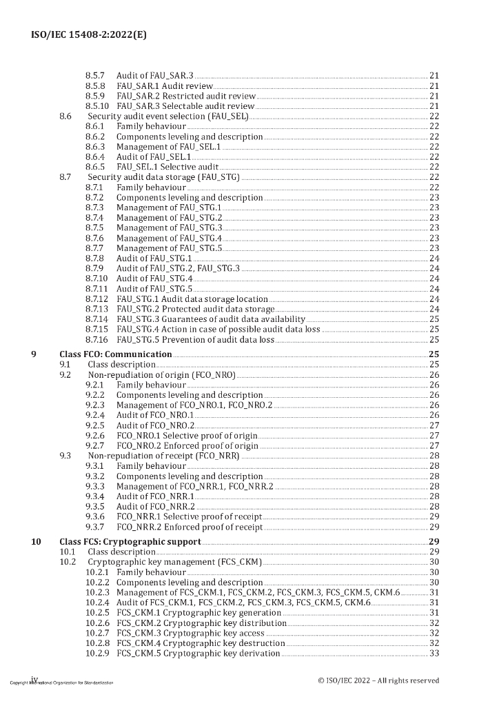 ISO/IEC 15408-2-2022 标准预览