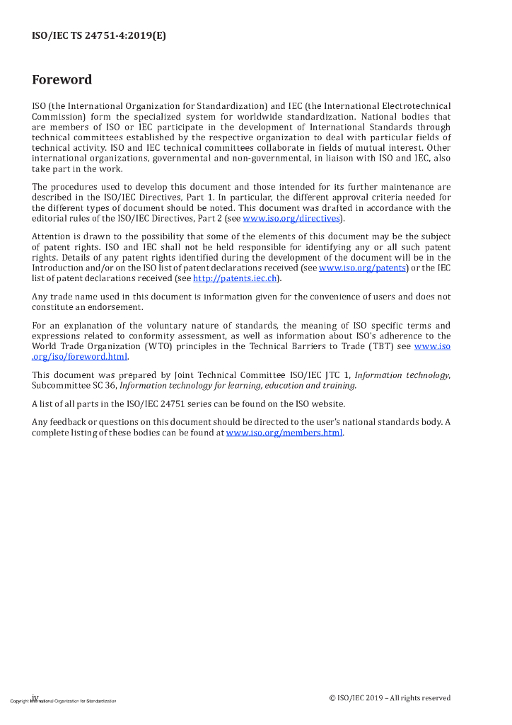 ISO/IEC TS 24751-4-2019 标准预览