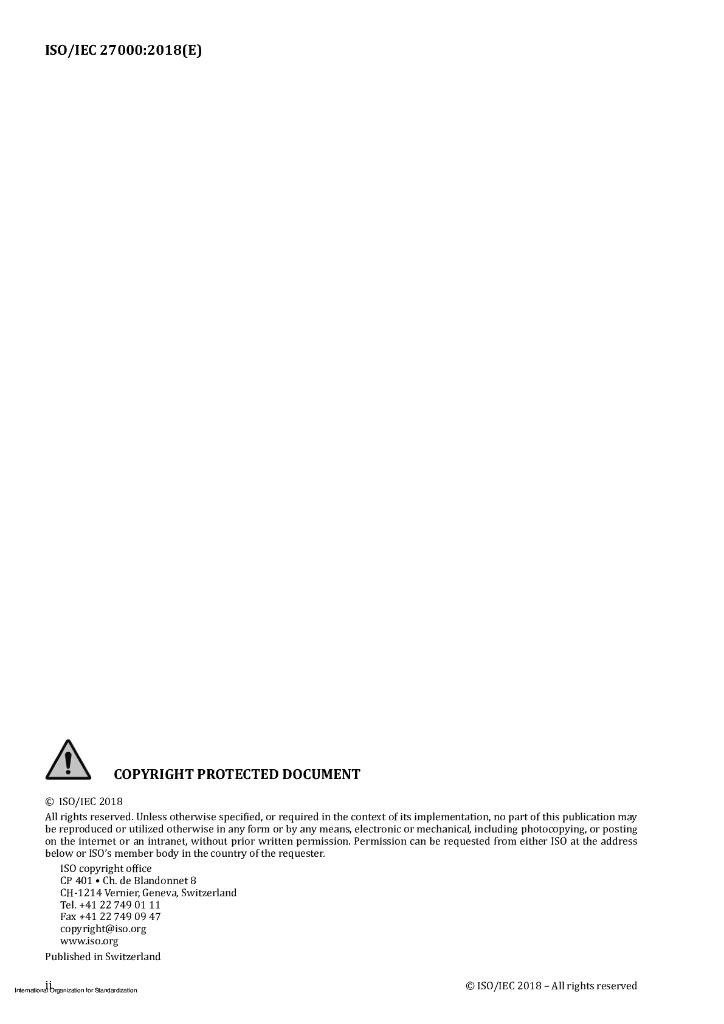 ISO/IEC 27000-2018 标准预览