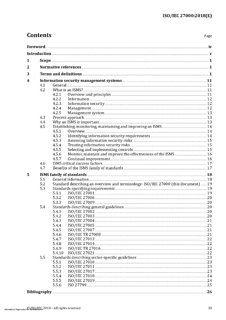 ISO/IEC 27000-2018 标准预览