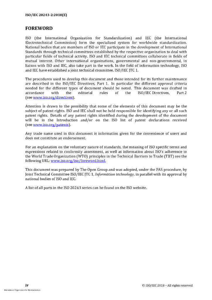 ISO/IEC 20243-2-2018 标准预览